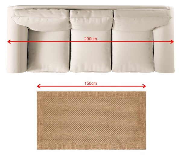 Koberec Corton camel 80x150 cm