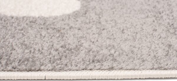 Makro Abra Kusový koberec LAZUR C573I hvězdy srdce bílý růžový Rozměr: 80x150 cm