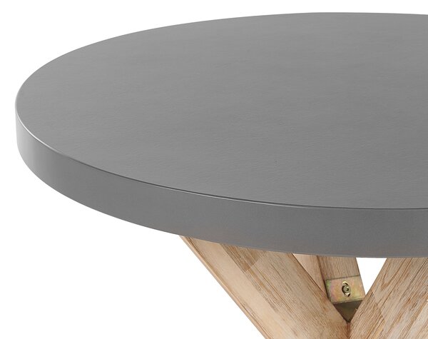 Zahradní jídelní stůl OLBIA 90 cm 90 cm Beton Šedá