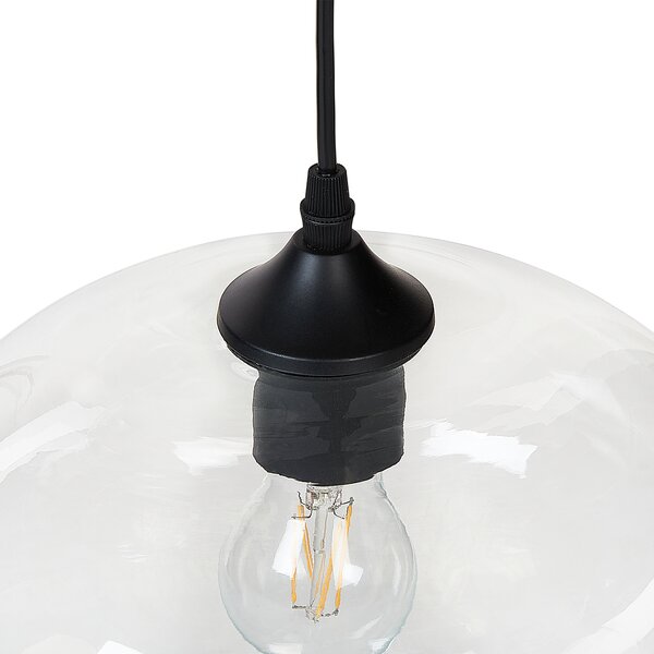 Závěsná lampa BEMBOKA Sklo Průhledná