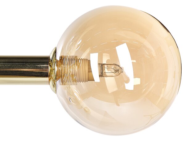 Závěsná lampa RAMIS Kov Zlatá