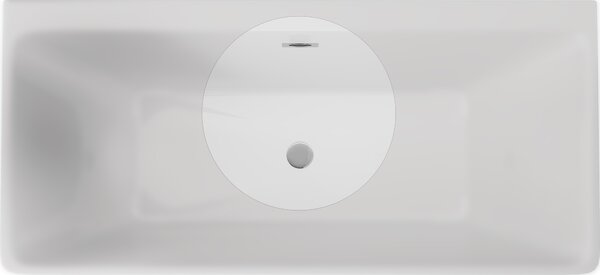 Deante Deante, sestava pro volně stojící vany, kovová zátka typu ClickClack a krytka na přepad, chromová, DEA-KYY_010B