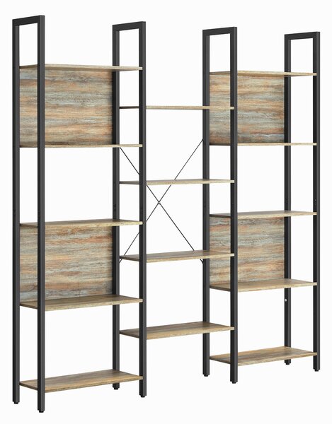 REGÁL NA DOKUMENTY, hnědá, černá, 158/166/24 cm Boxxx - Online Only kancelářský nábytek, Online Only