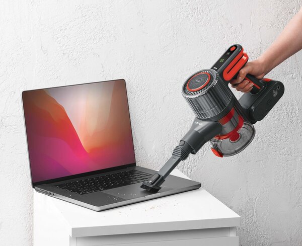 Polti FORZASPIRA D-POWER SR550 bezdrátový tyčový vysavač 2v1, Dobíjecí AKU 29,6V DIGITAL