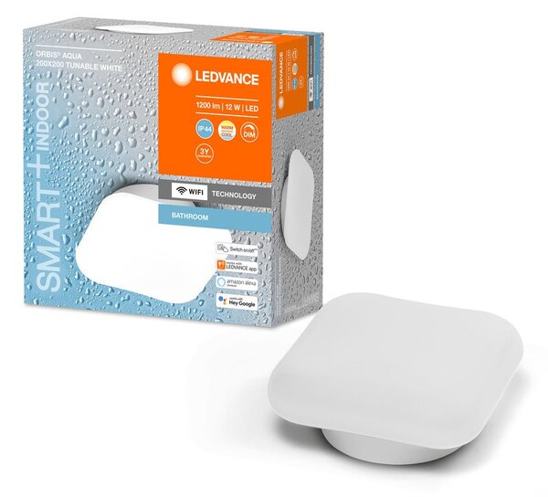 Chytré WiFi LED světlo AQUA 200x200, nastavitelná bílá