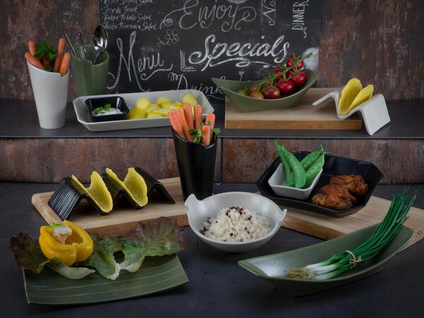 SADA SERVÍROVACÍCH MISEK kamenina keramika Creatable - Kolekce nádobí, Online Only