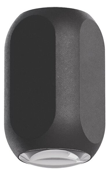 Redo Nástěnné LED svítidlo CRISP 7,5W, v. 108 mm, stmívatelné Barva: Černá, Barva světla: 2700K