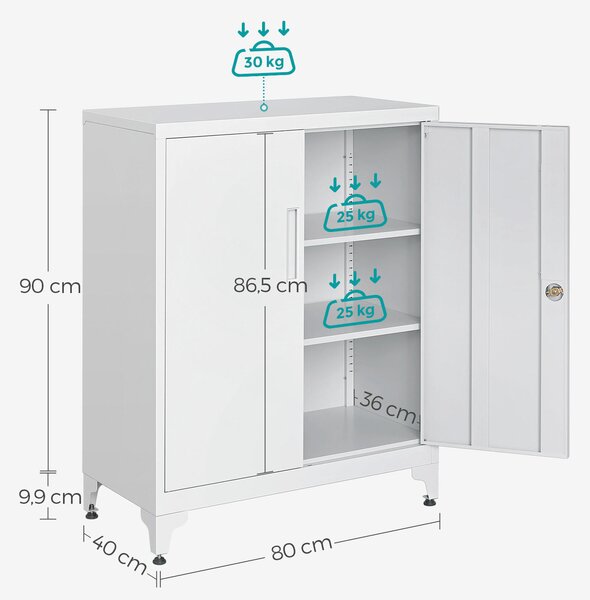 VÍCEÚČELOVÁ SKŘÍŇ, 80/90/40 cm - Online Only komody, Online Only