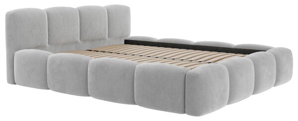 ČALOUNĚNÁ POSTEL, 160/200 cm, světle šedá Carryhome - Postele s úložným prostorem, Online Only