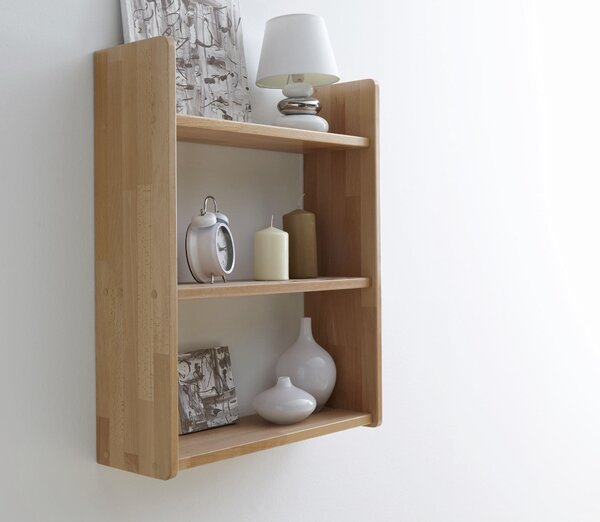 NÁSTĚNNÝ REGÁL, buk, barvy buku, 60/74/20 cm MID.YOU - Online Only regály & police, Online Only