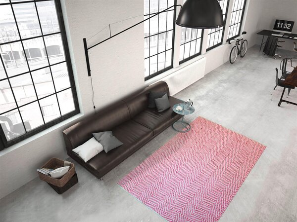 KOBEREC TKANÝ NA PLOCHO, 80/150 cm pink - Online Only koberce & rohožky, Online Only