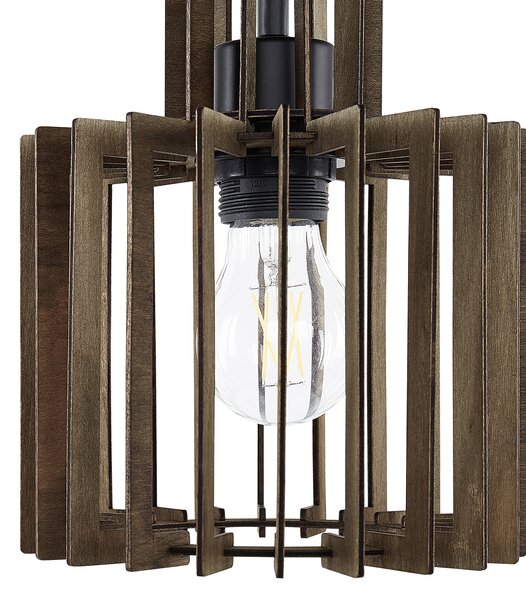 Závěsná lampa NIARI Tmavě hnědá