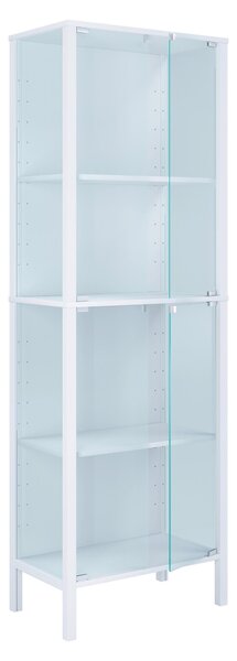 VITRÍNA, čiré, bílá, 60/178/35 cm Livetastic - Kredence a vitríny, Online Only