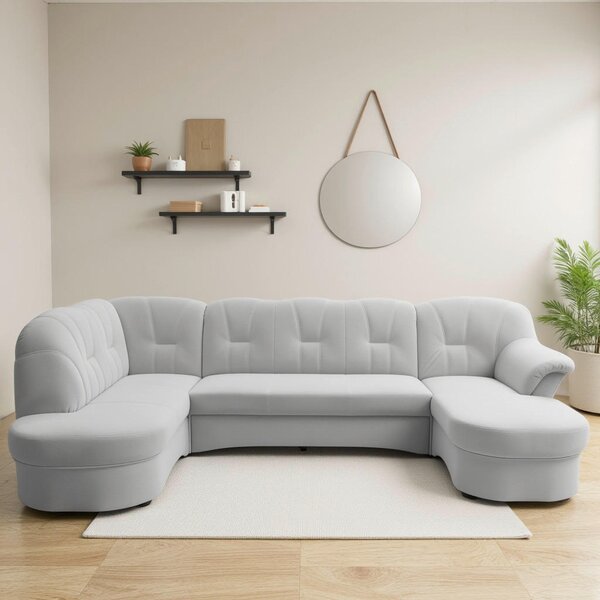 SEDACÍ SOUPRAVA, textil, barvy stříbra MID.YOU - Sedací soupravy, Online Only