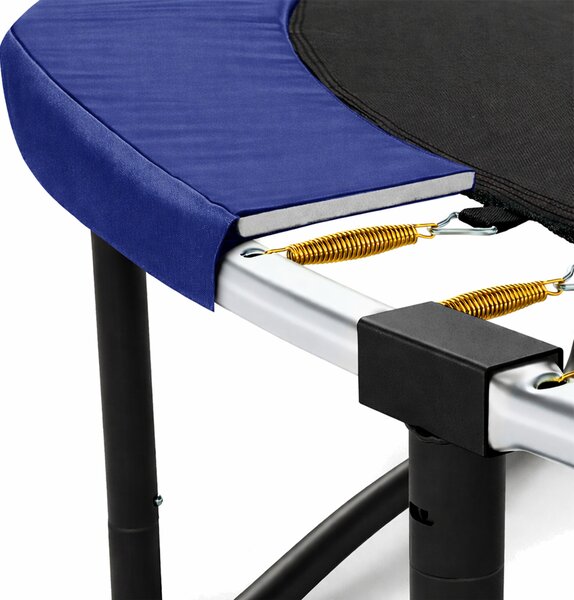 Aga Trampolína 500 cm Tmavě modrá + ochranná síť + žebřík