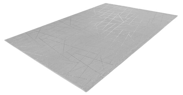 KOBEREC TKANÝ NA PLOCHO, 80/150 cm barvy stříbra, šedohnědá - Online Only koberce & rohožky, Online Only