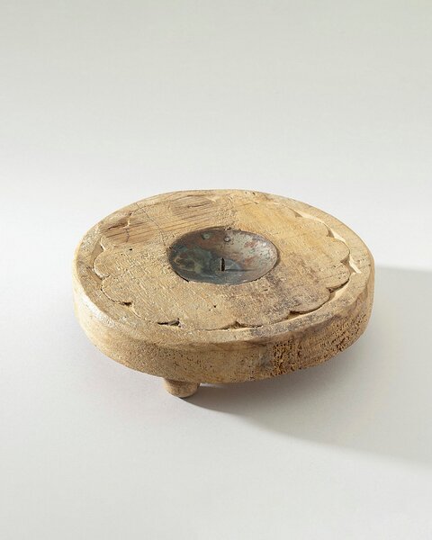 Svíčka podstavec Rustic Flame 15 cm