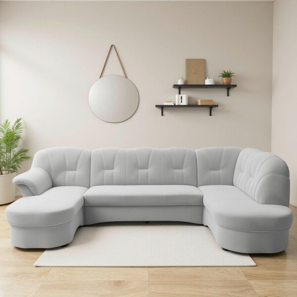 SEDACÍ SOUPRAVA, textil, barvy stříbra MID.YOU - Sedací soupravy, Online Only