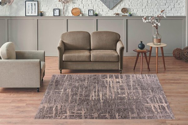 KOBEREC TKANÝ NA PLOCHO, 80/150 cm šedá - Online Only koberce & rohožky, Online Only