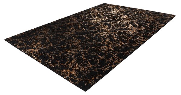 KOBEREC TKANÝ NA PLOCHO, 80/150 cm černá, barvy zlata - Online Only koberce & rohožky, Online Only