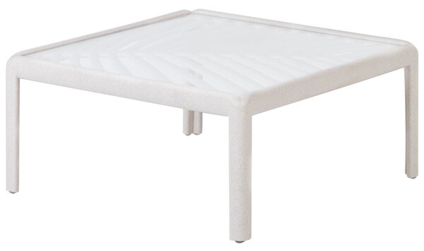 Zahradní konferenční stolek FERRETTI 69 cm 69 cm Světle béžová