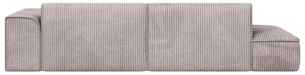ROHOVÁ SEDAČKA, plast, textil, kompozitní dřevo, cappuccino Livetastic - Sedací soupravy, Online Only