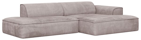 ROHOVÁ SEDAČKA, plast, textil, kompozitní dřevo, cappuccino Livetastic - Sedací soupravy, Online Only