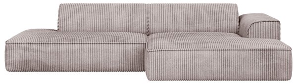 ROHOVÁ SEDAČKA, plast, textil, kompozitní dřevo, cappuccino Livetastic - Sedací soupravy, Online Only