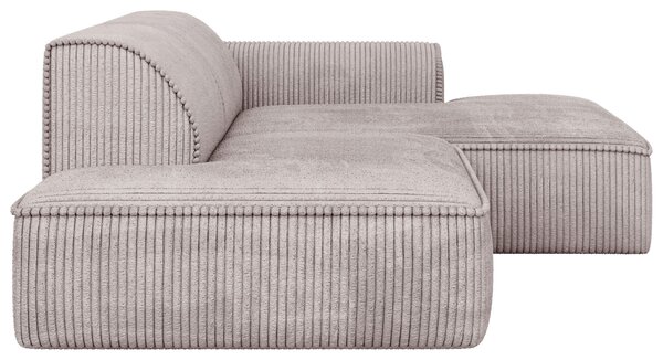 ROHOVÁ SEDAČKA, plast, textil, kompozitní dřevo, cappuccino Livetastic - Sedací soupravy, Online Only