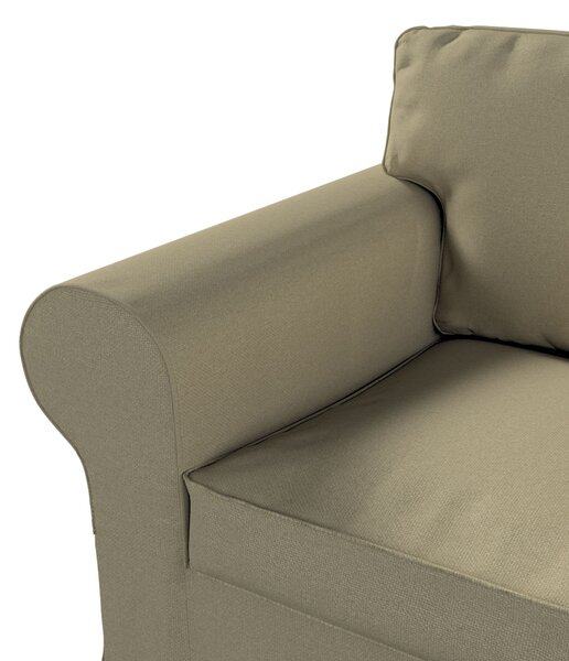 Potah na křeslo IKEA Ektorp barva zelená látka pletený vzor