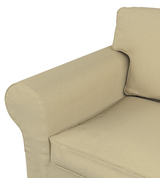 Potah na pohovku IKEA Ektorp 2-místná, nerozkládací barva zelená látka pletený vzor