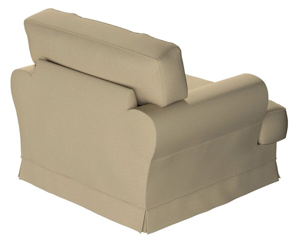 Potah na křeslo IKEA Ekeskog barva zelená látka pletený vzor