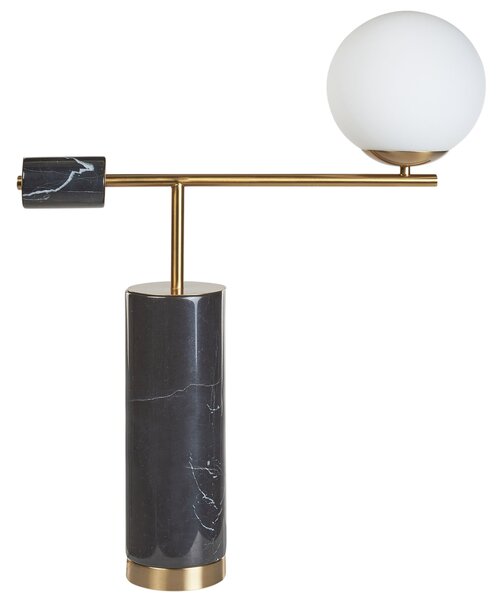 Stolní lampa HONDO Kámen Černá