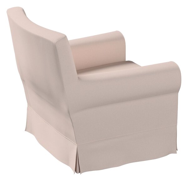 Potah na křeslo IKEA Ektorp Jennylund barva růžová látka pletený vzor