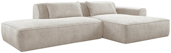 ROHOVÁ SEDAČKA, plast, textil, kompozitní dřevo, pískové barvy Livetastic - Sedací soupravy, Online Only