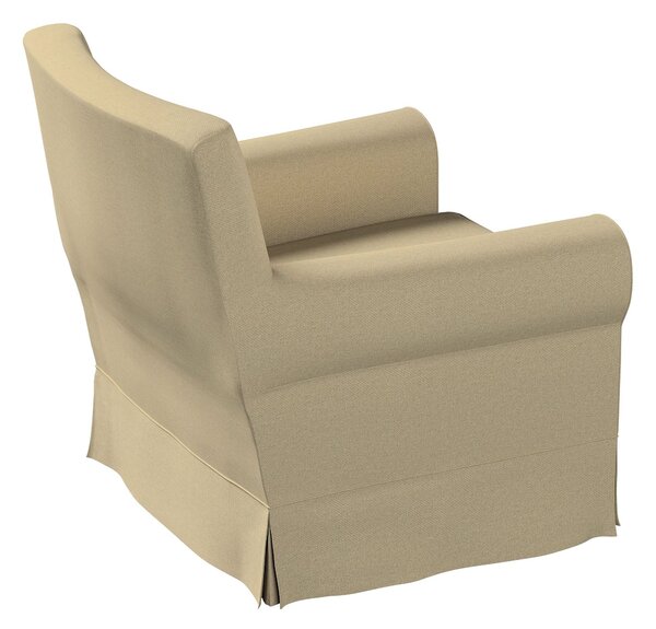 Potah na křeslo IKEA Ektorp Jennylund barva zelená látka pletený vzor