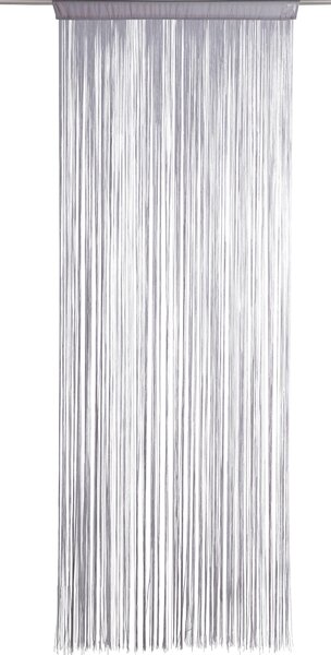 PROVÁZKOVÝ ZÁVĚS, barvy stříbra, 90/245 cm Boxxx - Závěsy