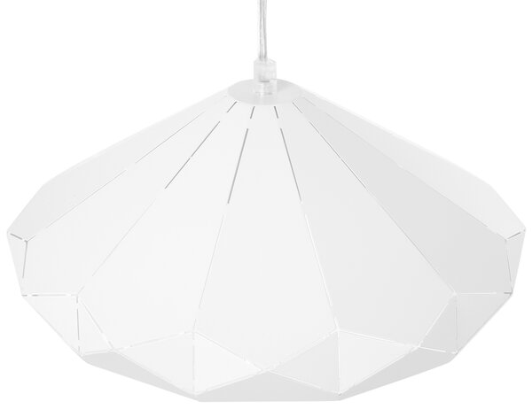 Závěsná lampa NEVOLA Kov Bílá