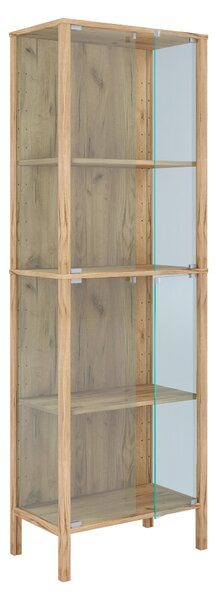VITRÍNA, čiré, medový dub, 60/178/35 cm Livetastic - Kredence a vitríny, Online Only