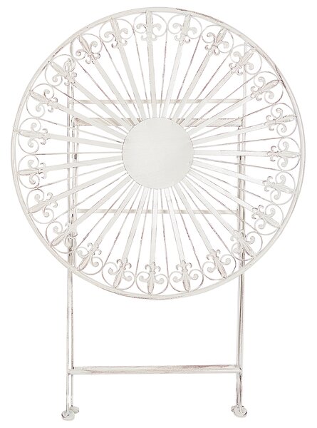 Bistro stolek SCAFA 70 cm 70 cm Kov Bílá