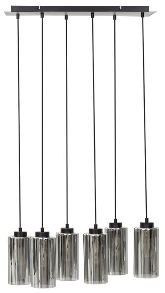 Závěsná lampa PURIRI Sklo Šedá