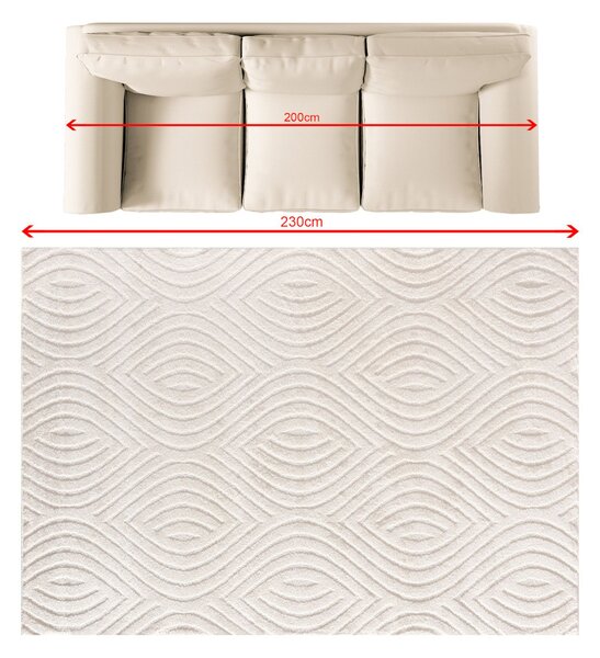 Koberec Serenno cream 160x230 cm