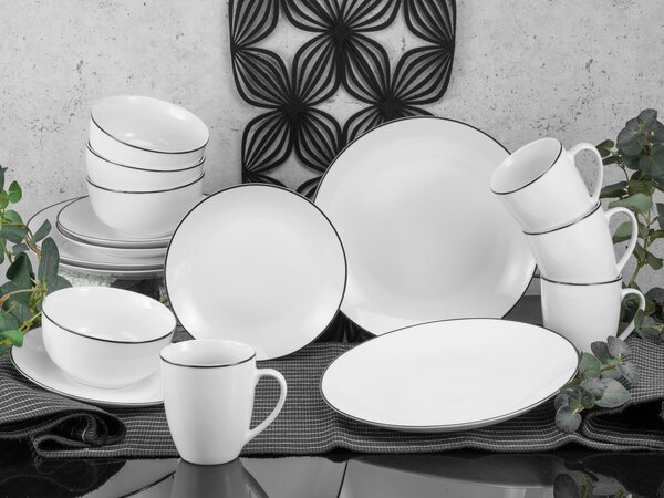 KOMBINOVANÁ SOUPRAVA 16dílné porcelán Creatable - Online Only nádobí, Online Only