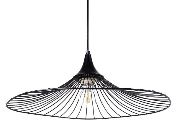 Závěsná lampa MAZARO Kov Černá
