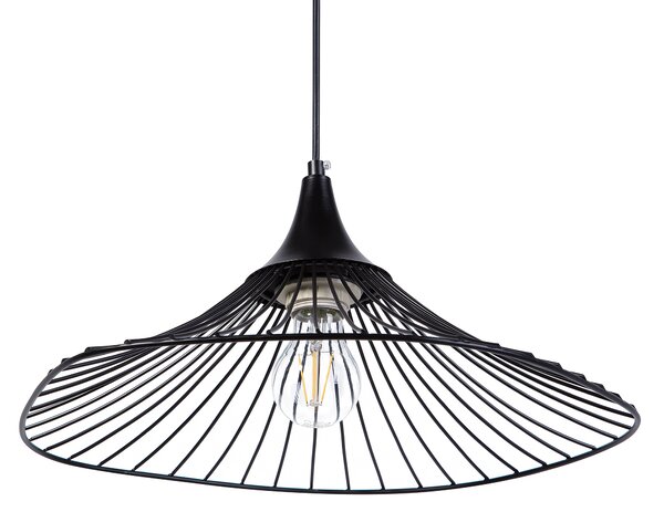 Závěsná lampa MAZARO Kov Černá