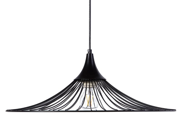 Závěsná lampa MAZARO Kov Černá