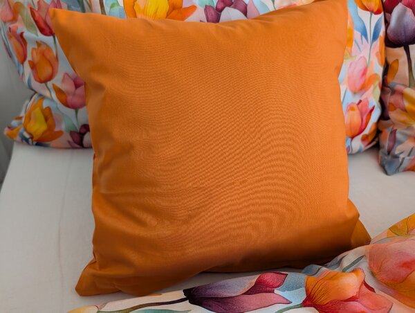 Nelly Bavlněný povlak na polštář - Tulipánová energie Rozměr: 30/30 CM ZIP
