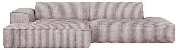 ROHOVÁ SEDAČKA, plast, textil, kompozitní dřevo, cappuccino Livetastic - Sedací soupravy, Online Only