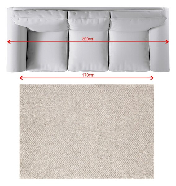 Koberec Solaro linen grey 120x170 cm
