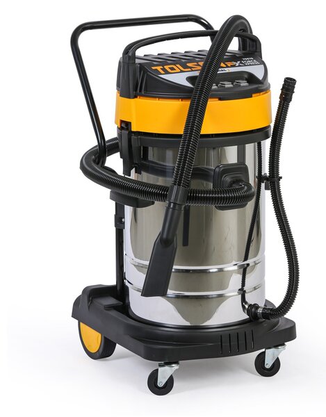Průmyslový vysavač, suché/mokré sání, 3000 W, 80 l